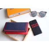 Fake Louis Vuitton BRAZZA WALLET M66540 blue GL02362