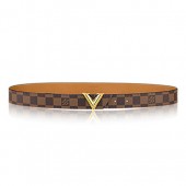 Fake Louis Vuitton Damier Ebene Canvas Essenitial V 30MM Belt M9020V GL01133