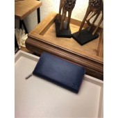 Fake Louis Vuitton EPI leather Zippy Wallet 67267 dark blue GL04591