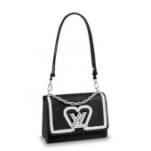 Fake Louis vuitton original TWIST MM M54286 black GL02893