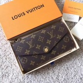 Fake Louis Vuitton SARAH Monogram Canvas Wallet 60351 pink GL03927