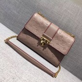 High Quality Replica 2017 louis vuitton original leather saint sulpice pm M43392 apricot GL04332