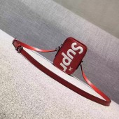 Hot 2017 louis vuitton original superme danube mini 41808 red GL00975