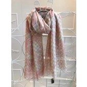 Imitation 2017 top quality louis vuitton scarf L0012 white/brown GL01503