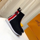 Imitation Louis Vuitton AFTERGAME SNEAKER BOOT LV897SY black GL01143