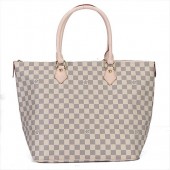 Imitation Louis Vuitton Damier Azur Canvas Saleya MM N51185 GL02537