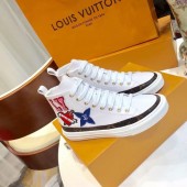 Imitation Louis Vuitton DIGITAL EXCLUSIVE LV WHITE HEART SNEAKER BOOT LV891SY GL01640