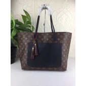 Imitation Luxury Louis Vuitton Monogram Canvas M40998 Black GL01735