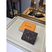 Knockoff AAAAA Louis Vuitton Original Monogram Canvas ARIANE WALLET M62036 fuchsia GL04129