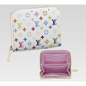 Knockoff Louis Vuitton handbag monogram multicolore white zippy coin purse m93741 (litchi lining) GL04070