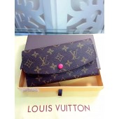 Knockoff Louis Vuitton Monogram Canvas Wallet 60136 Pink GL00929