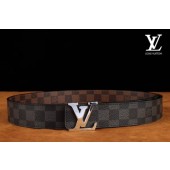 Louis Vuitton Calf leather Belt wide 3.8CM 2270 GL03386