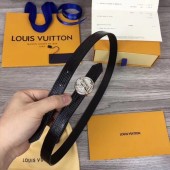 Louis Vuitton CIRCLE 20MM REVERSIBLE BELT M0053UB black GL00715