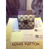 Louis Vuitton Damier Canvas Pochette Wallet 60211 White GL04067