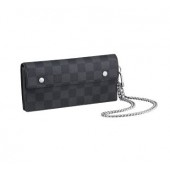 Louis Vuitton Damier Graphite Canvas Accordeon Wallet N60023 GL01326