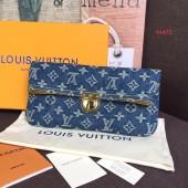 Louis Vuitton Denim Clutch bag M44472 blue GL03778