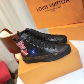 Louis Vuitton DIGITAL EXCLUSIVE LV BLACK HEART SNEAKER BOOT LV891SY GL02133