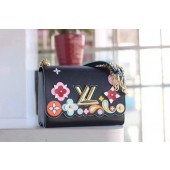 louis vuitton epi leather twist mm 50290 black GL04674