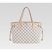 Louis Vuitton handbag damier azur canvas neverfull pm n51110 GL03728