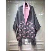 Louis vuitton lambswool & cashmere Shawl 71150 grey GL00104