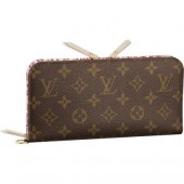 Louis Vuitton M60102 Monogram Canvas Portefeuille Insolite Leopard Blanc Corail GL01593