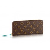 Louis Vuitton Monogram Canvas CLEMENCE WALLET M60858 GL02882