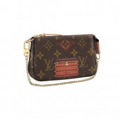 Louis Vuitton Monogram Canvas Mini Pochette Accessoires Trunks & Locks M60417 GL01609