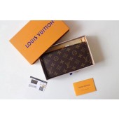 Louis Vuitton Monogram Canvas Zippy Wallet 41895 red GL00469