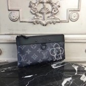 Louis vuitton Monogram Canvas ZIPPY Wallet M62897 black GL03215