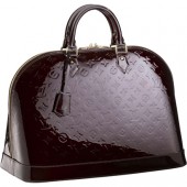 Louis Vuitton Monogram Vernis Alma handbag GM M93592 Amarante GL00819