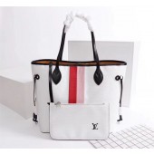 Louis Vuitton Neverfull Epi Leather MM 53763 white GL04384