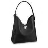 Louis vuitton original LOCKME HOBO M52776 Noir GL04643