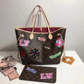 Louis vuitton original monogram canvas NEVERFULL MM M43988 GL04539