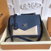 Louis vuitton original MY LOCKME M54849 blue&white GL00665