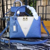 Louis vuitton original V TOTE BB M53886 blue&beige GL04326