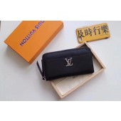 Louis Vuitton original ZIPPY LOCKME M62622 BLACK GL01831