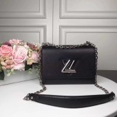 Louis Vuitton TWIST Original leather Shoulder Bag M50280 black GL02512