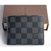 Louis Vuitton Wallet N62663 Damier Graphite Multiple For Bills And Credit Card GL03475