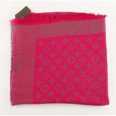 Luxury 2015 Louis Vuitton scarf silver line 101-1 rose GL03341