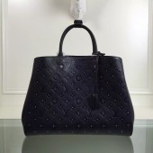 Replica AAA Louis Vuitton Monogram Empreinte Montaigne GM 41059 black GL03086