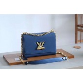 Replica High Quality Louis vuitton original epi leather TWIST MM M52870 blue GL02086