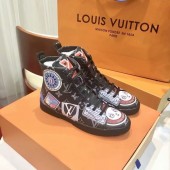 Replica Louis Vuitton DIGITAL EXCLUSIVE HEART SNEAKER BOOT LV900SY BLACK GL00583