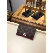 Replica Louis vuitton monogram canvas flore wallet 64587 rose GL02437