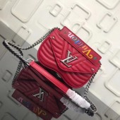 Replica LOUIS VUITTON NEW WAVE CHAIN BAG PM M51930 RED GL02305