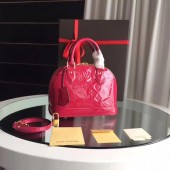 Replica Louis vuitton original Monogam vernis Alma BB M91606 rose GL02725