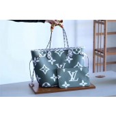 Replica Louis Vuitton Original Monogram Canvas NEVERFULL M41177 green GL03403