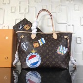 Replica Louis vuitton original monogram canvas NEVERFULL MM M40995 GL00853