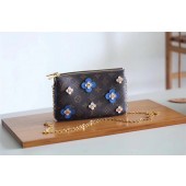 Replica Louis Vuitton Original POCHETTE DOUBLE ZIP M63905 blue GL00681